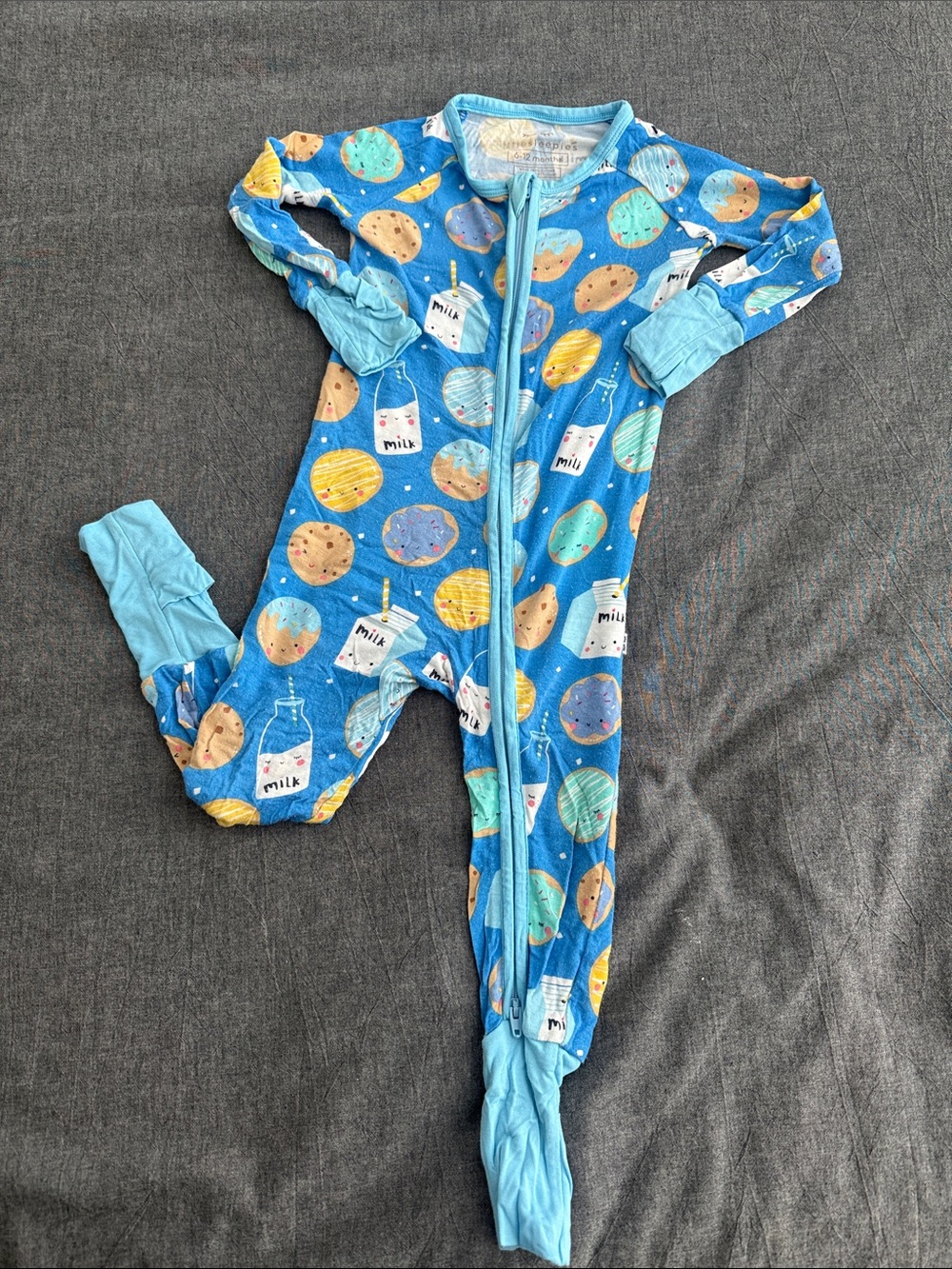 Little Sleepies Zippy - Blue Cookies & Milk